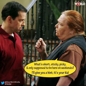 Two and a Half Men #fun #funny #alan #berta #jake