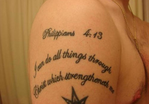 tattoo bible quotes on strength