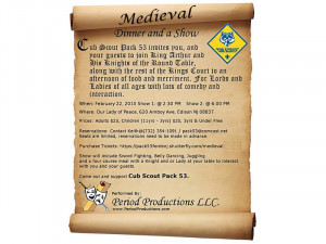 medieval food menu