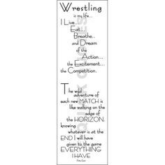 Quick Quotes - Vellum Wrestling Quote : Sports Scrapbook Supplies at ...