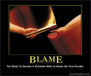 ... It's always easier to blame others (parents, authorities, God, etc