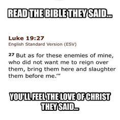 Jesus preaching Love.... More