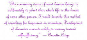 Site Copyright © 1999–2008 by the Quentin Crisp Archives