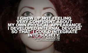 tagged as quote quotes shirley manson shirley manson quotes ...