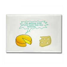 Holier Than Thou Attitude Rectangle Magnet for