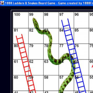 Board Games Online on 1888 Ladders Snakes Board Game By ...