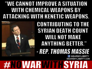 Thomas Massie: Civil War In Syria Is Not America's Fight