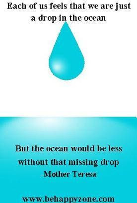 drop in the ocean