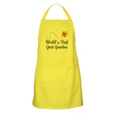 Worlds Best Great Grandma Apron Gift for
