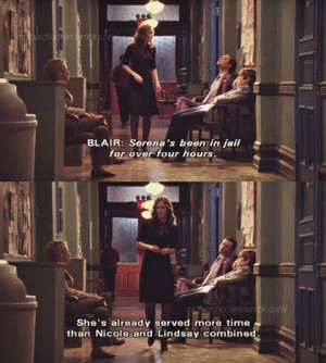 blair waldorf's funny quote