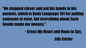 ... Girls #Zach Goode #Zachary Goode #ally Carter #quote #beautiful words