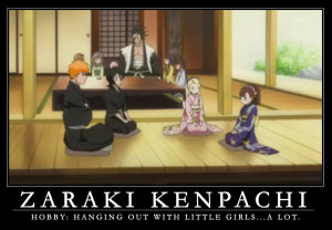 Zaraki Kenpachi like to hang out with little girls by animelover0831