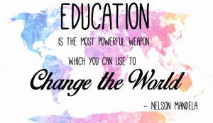 education quote from nelson mandela