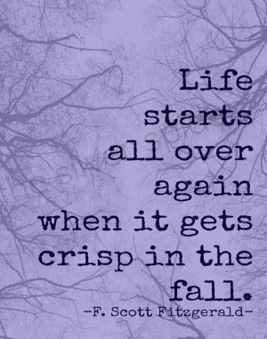 Fall #Autumn #FScottFitzgerald