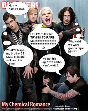 disclaimer, i know that mikey's not emo.