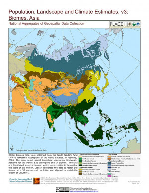 Asia Biome Map