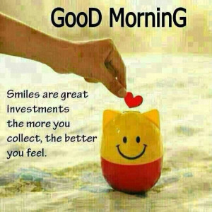 Smiles are big investmentッ Have a happy day!