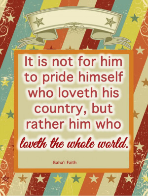 Baha'i Faith Quote
