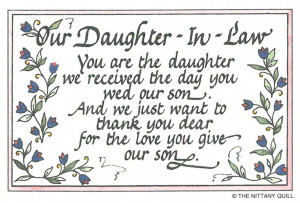 Birthday Card For Daughter Law