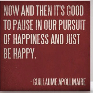 Pursuit of happiness