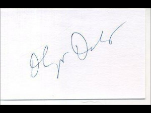 Olympia Dukakis Oscar Winne Moonstruck Signed Autograph