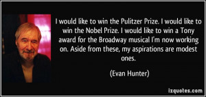 More Evan Hunter Quotes