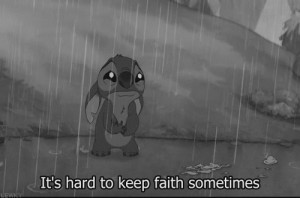 tumblr stitch sad face under the rain - Google Search | We Heart It
