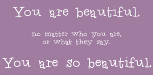 you are so pretty quotes