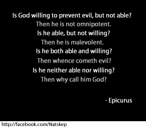 Epicurus gives a profound take on the many possible answers to the ...
