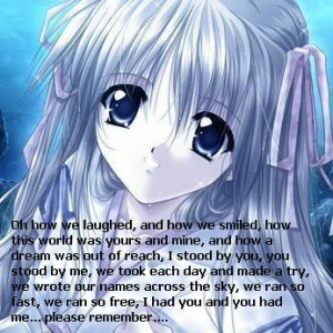 quotes anime quotes love anime sad quote girl image anime quote sad ...
