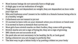 ... skinny or having nice thigh gaps, I actually have a new goal now