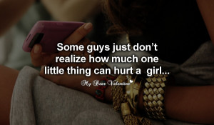 Love hurts quotes - Some guys just dont