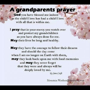 grandmother's prayer