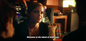 ... to the island of misfit toys. The Perks of Being a Wallflower quotes
