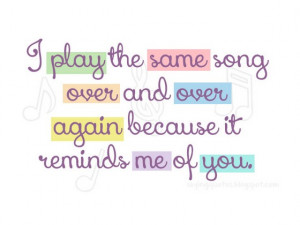 play the same song over and over again