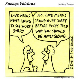 Savage chicken love. Lol .... never have agreed w/this saying.