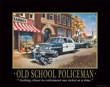 ... Enforcement Motivational Poster Art Print Police Car Badge Patch PRO20