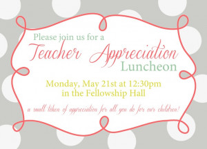 invitation+for+teacher+luncheon | You're Invited: Teacher Appreciation