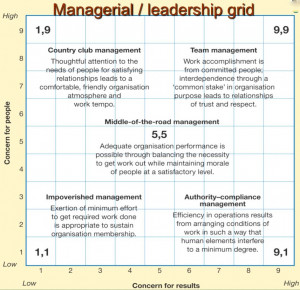 The Managerial ~ Leadership Grid ~ What type of manager/leader are you ...