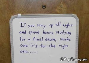 funny college finals week quotes