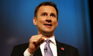 Jeremy Hunt: 'You're not going to get me that easily.' Photograph ...
