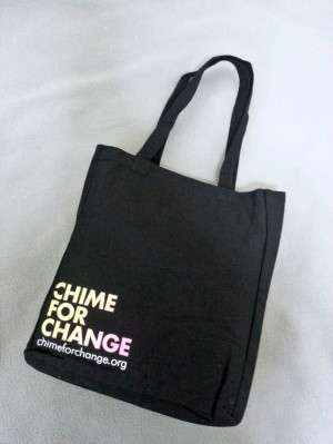 Gucci Parfums Chime For Change Black Canvas Eco Shoulder Bag VIP GIFT ...