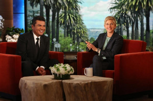 George Lopez appears on Thursday’s ‘Ellen DeGeneres Show’ to ...