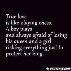 True Love Is Like Playing Chess. A Boy Plays And Always Afraid Of ...