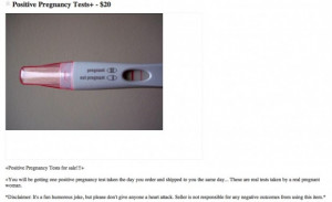 The Funny Reason Women Are Selling Positive Pregnancy Tests Online
