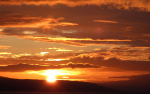 ... with a glorious sunrise over the hills of morvern what s so good