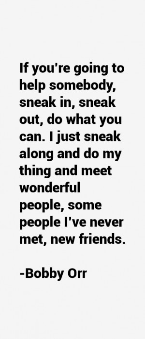 Bobby Orr Quotes amp Sayings