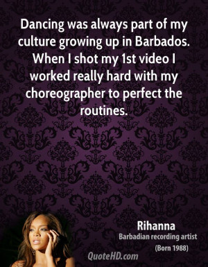 Dancing was always part of my culture growing up in Barbados. When I ...