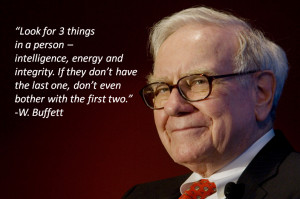 Words of Wisdom from Warren Buffett
