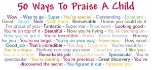50 Ways to Praise Your Child